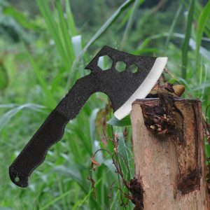 Survival Multi-Purpose Axe - Multi-Tool Axe With Nylon Fiber Handle Is Great For Outdoor Camping, Hiking, And Hunting.