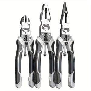 3pcs Multifunctional Universal Slant Nose Pliers Pliers Electrician Tools Universal Wire Cutters